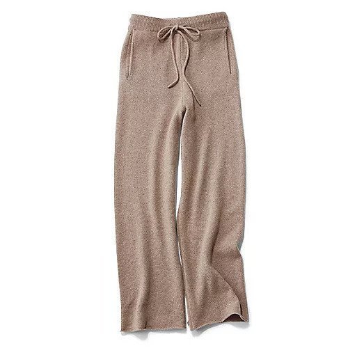 【トゥエルブクローゼット/12closet】の【伊藤真知さんコラボ】ウールニットパンツ インテリア・キッズ・メンズ・レディースファッション・服の通販 founy(ファニー) 　ファッション　Fashion　レディースファッション　Ladies' Fashion Online　パンツ　Pants　コラボ　Collaboration　ストレート　Straight　今季　This Season　洗える　Washable　ベージュ|ID: prp329100004572083 ipo3291000000032612539