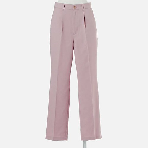 【トゥエルブクローゼット/12closet】の【洗える】センタープレスカラーパンツ インテリア・キッズ・メンズ・レディースファッション・服の通販 founy(ファニー) 　ファッション　Fashion　レディースファッション　Ladies' Fashion Online　パンツ　Pants　洗える　Washable　吸水　Water Absorption　シンプル　Simple　ストレッチ　Stretch　ストレート　Straight　センター　Center　人気　Popularity　バランス　Balance　夏　Summer　ビジネス 仕事 通勤　Business　ダスティピンク|ID: prp329100004572094 ipo3291000000032632742