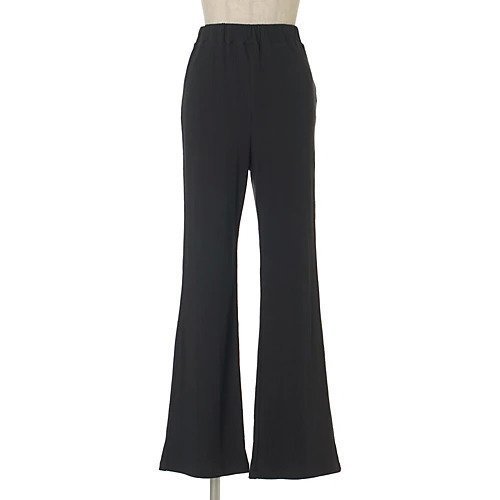 【トゥエルブクローゼット/12closet】の【接触冷感/洗える】リブイージーパンツ 人気、トレンドファッション・服の通販 founy(ファニー) 　ファッション　Fashion　レディースファッション　Ladies' Fashion Online　パンツ　Pants　ストレッチ　Stretch　フレア　Flare　夏　Summer　洗える　Washable　 other-1|ID: prp329100004572116 ipo3291000000032632842