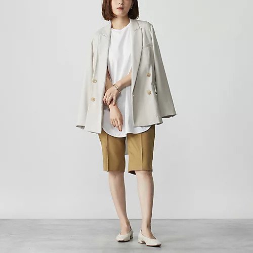 【エムセブンデイズ/M7days】の細見えハーフパンツ 人気、トレンドファッション・服の通販 founy(ファニー) 　ファッション　Fashion　レディースファッション　Fashion for Women　パンツ　Pants & Trousers　ショートパンツ・ハーフパンツ　High-Waisted & Relaxed Shorts　センター　Center, Center Line　ハーフ　Half, Half-Length　洗える　Machine Washable　other-2|ID: prp329100004572172 ipo3291000000032633855