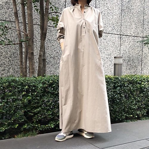 【イーバイエクラ/E by eclat】のバンドカラーギャザーワンピース 人気、トレンドファッション・服の通販 founy(ファニー) 　ファッション　Fashion　レディースファッション　WOMEN　ワンピース　Dress　ギャザー　Gather　シンプル　Simple　ワッシャー　Washer　夏　Summer　洗える　Washable　other-3|ID: prp329100004572204 ipo3291000000032354958