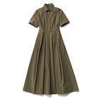 【トゥエルブクローゼット/12closet】の【コラボ】【洗える】【UV防止】【ストレッチ】高機能シャツワンピース オリーブ|ID: prp329100004572224 ipo3291000000032355042