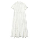 【トゥエルブクローゼット/12closet】の【洗える】サッカーティアードワンピース ホワイト|ID: prp329100004572228 ipo3291000000032355058