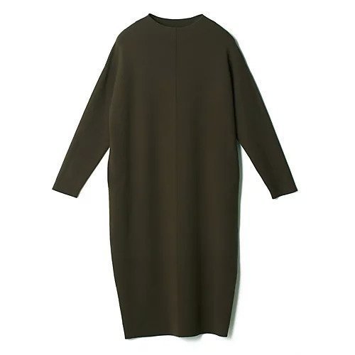 【イーバイエクラ/E by eclat】のモックネックコクーンニットワンピース インテリア・キッズ・メンズ・レディースファッション・服の通販 founy(ファニー) 　ファッション　Fashion　レディースファッション　WOMEN　ワンピース　Dress　ニットワンピース　Knit Dresses　ストレッチ　Stretch　フォルム　Form　ミラノリブ　Milan Ribs　モックネック　Mock Neck　ブラウン|ID: prp329100004572264 ipo3291000000032355360
