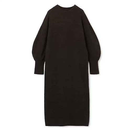 【スアデオ/suadeo】のボリューム袖ブークレーニットワンピース 人気、トレンドファッション・服の通販 founy(ファニー) 　ファッション　Fashion　レディースファッション　Fashion for Women　ワンピース　Dresses　ニットワンピース　Knit Dresses　シンプル　Simple, Minimal　スリーブ　Sleeve, Long Sleeve / Short Sleeve　ベーシック　Basic, Essential　ループ　Loop, Loop Knit　人気　Popular, Best Seller　 other-1|ID: prp329100004572268 ipo3291000000034618356
