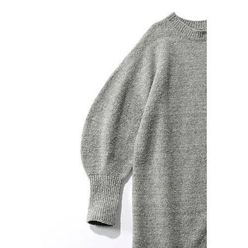 【スアデオ/suadeo】のボリューム袖ブークレーニットワンピース 人気、トレンドファッション・服の通販 founy(ファニー) 　ファッション　Fashion　レディースファッション　Fashion for Women　ワンピース　Dresses　ニットワンピース　Knit Dresses　シンプル　Simple, Minimal　スリーブ　Sleeve, Long Sleeve / Short Sleeve　ベーシック　Basic, Essential　ループ　Loop, Loop Knit　人気　Popular, Best Seller　other-2|ID: prp329100004572268 ipo3291000000034618358
