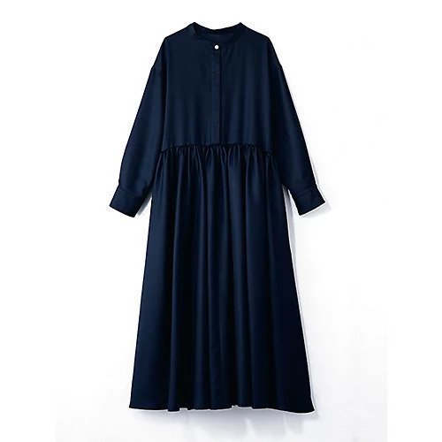 【トゥエルブクローゼット/12closet】の【洗える】バンドカラーギャザーワンピース 人気、トレンドファッション・服の通販 founy(ファニー) 　ファッション　Fashion　レディースファッション　WOMEN　ワンピース　Dress　おすすめ　Recommend　カフス　Cuffs　ギャザー　Gather　バランス　Balance　ポケット　Pocket　切替　Switching　洗える　Washable　A/W・秋冬　Aw・Autumn/Winter・Fw・Fall-Winter　other-2|ID: prp329100004572298 ipo3291000000032355834