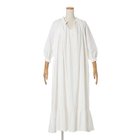 【トゥエルブクローゼット/12closet】の【洗える】タフタギャザースリーブワンピース ホワイト|ID: prp329100004572300 ipo3291000000032355839