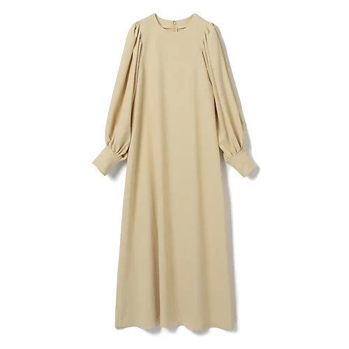 【エムセブンデイズ/M7days】の袖ボリュームワンピース 人気、トレンドファッション・服の通販 founy(ファニー) 　ファッション　Fashion　レディースファッション　WOMEN　ワンピース　Dress　イエロー　Yellow　シンプル　Simple　洗える　Washable　A/W・秋冬　Aw・Autumn/Winter・Fw・Fall-Winter　 other-1|ID: prp329100004572310 ipo3291000000032355965