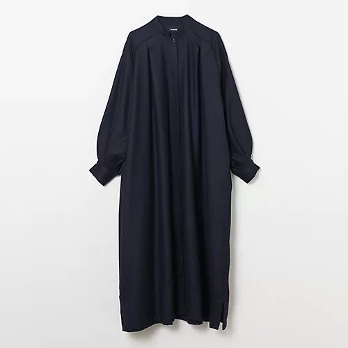 【シンメ/SINME】のウールワンピースコート インテリア・キッズ・メンズ・レディースファッション・服の通販 founy(ファニー) 　ファッション　Fashion　レディースファッション　Ladies' Fashion Online　アウター　Coat Outerwear　コート　Coats　スリット　Slit　ロング　Long　洗える　Washable　A/W・秋冬　Aw・Autumn/Winter・Fw・Fall-Winter　羽織　Haori　ネイビー|ID: prp329100004572318 ipo3291000000032634562