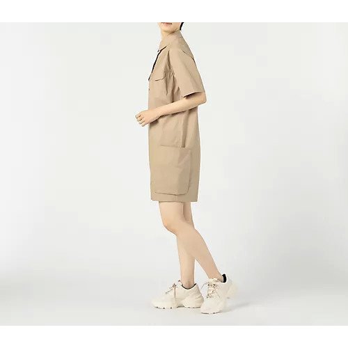 【シーソウセブンワン/SEASAW71】のCotton play suit 人気、トレンドファッション・服の通販 founy(ファニー) 　ファッション　Fashion　レディースファッション　Fashion for Women　ショート　Short, Short Length　ポケット　Pocket, Pocket Detail　ワーク　Workwear, Utility Style　洗える　Machine Washable　other-2|ID: prp329100004572349 ipo3291000000032634714