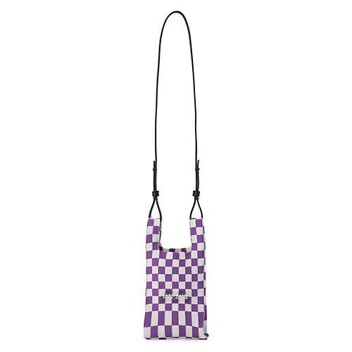【ラストフレーム/LASTFRAME】のICHIMATSU MARKET BAG MINI インテリア・キッズ・メンズ・レディースファッション・服の通販 founy(ファニー) 　ファッション　Fashion　レディースファッション　Fashion for Women　モダン　Modern, Contemporary　PURPLE &#215; IVORY|ID: prp329100004572378 ipo3291000000033329252