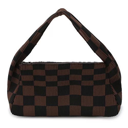 【ラストフレーム/LASTFRAME】のICHIMATSU WRAP BAG インテリア・キッズ・メンズ・レディースファッション・服の通販 founy(ファニー) 　ファッション　Fashion　レディースファッション　Fashion for Women　バッグ　Bags　フォルム　Silhouette, Form　ラップ　Wrap, Wrap Design　軽量　Lightweight, Ultra Light　BLACK x DARK BROWN|ID: prp329100004572384 ipo3291000000033329267