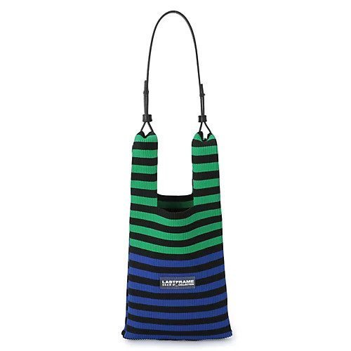 【ラストフレーム/LASTFRAME】のMULTI STRIPE MARKET BAG SMALL 1 インテリア・キッズ・メンズ・レディースファッション・服の通販 founy(ファニー) ファッション Fashion レディースファッション Fashion for Women ストライプ Stripe, Striped Pattern パターン Pattern, Design Print ビビッド Vivid, Bright Tone ラップ Wrap, Wrap Design リブニット Rib Knit, Ribbed Knit GREEN x BLUE|ID: prp329100004572385 ipo3291000000033329277