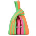 【ラストフレーム/LASTFRAME】のRANDOM STRIPE KNOT BAG 人気、トレンドファッション・服の通販 founy(ファニー) ファッション Fashion レディースファッション Fashion for Women バッグ Bags リブニット Rib Knit, Ribbed Knit thumbnail NEON GREEN MULTI|ID: prp329100004572404 ipo3291000000033329376
