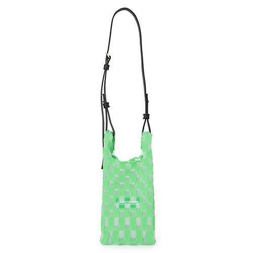 【ラストフレーム/LASTFRAME】のSHEER ICHIMATSU MARKET BAG MINI-2 インテリア・キッズ・メンズ・レディースファッション・服の通販 founy(ファニー) 　ファッション　Fashion　レディースファッション　Fashion for Women　ショルダー　Shoulder, Shoulder Strap　ネオン　Neon, Neon Color　パッチ　Patch, Appliqué　ラップ　Wrap, Wrap Design　透かし　Cut-Out, Lacework　NEON GREEN x CLEAR|ID: prp329100004572413 ipo3291000000033329199