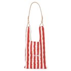 【ラストフレーム/LASTFRAME】のSTRIPE MESH MARKET BAG SMALL RED x IVORY|ID: prp329100004572414 ipo3291000000033329205