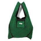 【ラストフレーム/LASTFRAME】のICHIMATSU JACQUARD REVERSE MARKET BAG 人気、トレンドファッション・服の通販 founy(ファニー) ファッション Fashion レディースファッション Fashion for Women バッグ Bags コンパクト Compact, Small Size ポケット Pocket, Pocket Detail thumbnail GREEN &#215; BLACK|ID: prp329100004572450 ipo3291000000033329438
