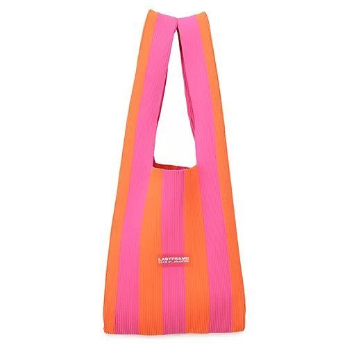 【ラストフレーム/LASTFRAME】のSTRIPE MARKET BAG MEDIUM インテリア・キッズ・メンズ・レディースファッション・服の通販 founy(ファニー) ファッション Fashion レディースファッション Fashion for Women ストライプ Stripe, Striped Pattern NEON PINK × NEON ORANGE|ID: prp329100004572453 ipo3291000000033329447