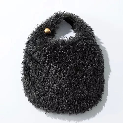 【オルセット/ORSETTO】のMUSE ファーバッグ インテリア・キッズ・メンズ・レディースファッション・服の通販 founy(ファニー) 　ファッション　Fashion　レディースファッション　WOMEN　バッグ　Bag　バケツ　Bucket　フェイクファー　Faux Fur　エレガント 上品　Elegant　ブラック|ID: prp329100004572458 ipo3291000000032357913