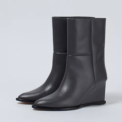 【ジェーヴィエーエム/JVAM】の【MAX】ウエッジソールショートブーツ 人気、トレンドファッション・服の通販 founy(ファニー) 　ファッション　Fashion　レディースファッション　Fashion for Women　エレガント 上品　Elegant　ショート　Short, Short Length　フィット　Fit, Slim Fit　 other-1|ID: prp329100004572481 ipo3291000000034942438