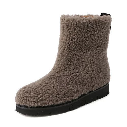 【コルソローマ9/CORSO ROMA9】のボアブーツ インテリア・キッズ・メンズ・レディースファッション・服の通販 founy(ファニー) 　ファッション　Fashion　レディースファッション　Ladies' Fashion Online　ショート　Short　ループ　Loop　グレージュ|ID: prp329100004572508 ipo3291000000032636062