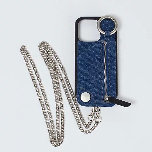 【エジュー/ajew / GOODS】のRED CARD TOKYO ajew アイフォンケース インテリア・キッズ・メンズ・レディースファッション・服の通販 founy(ファニー) https://founy.com/ シルバー Silver, Metallic Silver スマホケース Smartphone Case チェーン Chain, Chain Strap デニム Denim, Jeans Material ドッキング Docking, Mixed Material ポケット Pocket, Pocket Detail リップ Lip, Lip Motif |ID: prp329100004572593 ipo3291000000032637252