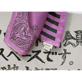 【ラストフレーム/LASTFRAME】のBANDANA SCARF 53cm 53cm 人気、トレンドファッション・服の通販 founy(ファニー) ファッション Fashion レディースファッション Fashion for Women おすすめ Recommended / Our Picks なめらか Smooth, Silky Texture ギフト プレゼント Gift / Present シルク Silk, 100% Silk チェック Check, Plaid, Tartan バンダナ Bandana, Head Scarf ペイズリー Paisley, Ethnic Pattern レース Lace, Lace Fabric |ID:prp329100004572595