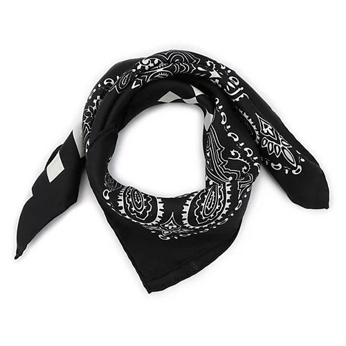 【ラストフレーム/LASTFRAME】のBANDANA SCARF 53cm 53cm 人気、トレンドファッション・服の通販 founy(ファニー) 　ファッション　Fashion　レディースファッション　Fashion for Women　おすすめ　Recommended / Our Picks　なめらか　Smooth, Silky Texture　ギフト プレゼント　Gift / Present　シルク　Silk, 100% Silk　チェック　Check, Plaid, Tartan　バンダナ　Bandana, Head Scarf　ペイズリー　Paisley, Ethnic Pattern　レース　Lace, Lace Fabric　other-3|ID: prp329100004572595 ipo3291000000033329610