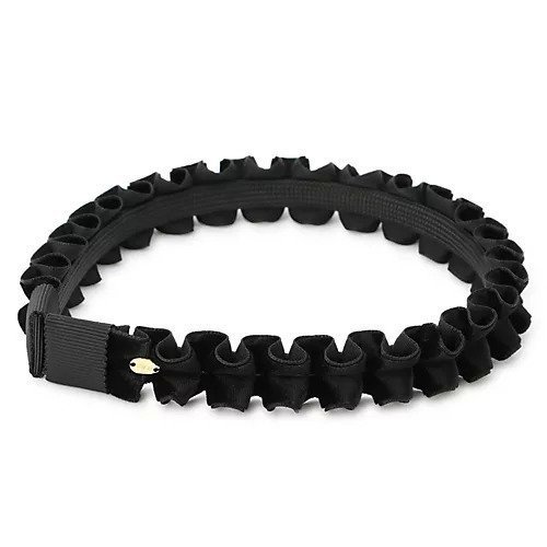 【イリスフォーセブン/IRIS47】のcurtain headband インテリア・キッズ・メンズ・レディースファッション・服の通販 founy(ファニー) 　ファッション　Fashion　レディースファッション　WOMEN　フリル　Frills　リボン　Ribbon　black|ID: prp329100004572645 ipo3291000000032360170