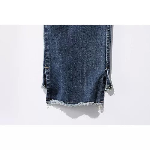 【スアデオ/suadeo】の【JAPANBLUE】コラボスリット入り前後差デニム 人気、トレンドファッション・服の通販 founy(ファニー) 　ファッション　Fashion　レディースファッション　WOMEN　洗える　Washable　カットオフ　Cut Off　ジーンズ　Jeans　ストレッチ　Stretch　ストレート　Straight　スリット　Slit　デニム　Denim　ハイライズ　High Rise　エレガント 上品　Elegant　other-3|ID: prp329100004572674 ipo3291000000032360375