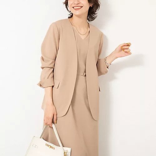【ノーリーズ/NOLLEY'S】のウォッシャブルエコボイルノーカラージャケット 人気、トレンドファッション・服の通販 founy(ファニー) 　ファッション　Fashion　レディースファッション　Ladies' Fashion Online　アウター　Coat Outerwear　ジャケット　Jackets　ノーカラージャケット　No Collar Leather Jackets　2025年　2025　2025春夏・S/S　Ss,Spring/Summer,2025　ノースリーブ　No Sleeve　フレア　Flare　ワイド　Wide　夏　Summer　other-2|ID: prp329100004572684 ipo3291000000032360497