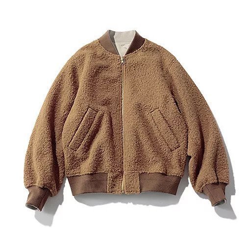 【トゥエルブクローゼット/12closet】の【洗える】リバーシブルブルゾン インテリア・キッズ・メンズ・レディースファッション・服の通販 founy(ファニー) 　ファッション　Fashion　レディースファッション　WOMEN　アウター　Coat Outerwear　ブルゾン　Blouson/Jackets　シャーリング　Shirring　ジャケット　Jacket　スポーティ　Sporty　タフタ　Taffeta　ブルゾン　Blouson　ポケット　Pocket　洗える　Washable　ベージュ&#215;キャメル|ID: prp329100004572686 ipo3291000000032360505