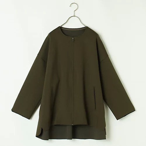 【トゥエルブクローゼット/12closet】の【洗える】ボンディングZIPブルゾン インテリア・キッズ・メンズ・レディースファッション・服の通販 founy(ファニー) 　ファッション　Fashion　レディースファッション　Fashion for Women　アウター　Coat / Outerwear Collection　ブルゾンジャケット・スポーティアウター　Blouson Jackets　10月号　October Issue　ブルゾン　Blouson, Bomber Jacket　ボンディング　Bonding, Bonded Fabric　今季　This Season, Current Season　洗える　Machine Washable　カーキ|ID: prp329100004572692 ipo3291000000034942743