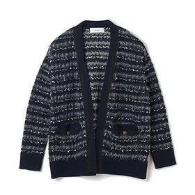 【エクラ/eclat】 ニットジャケット人気、トレンドファッション・服の通販 founy(ファニー) ファッション Fashion レディースファッション WOMEN アウター Coat Outerwear ジャケット Jackets ジャケット Jacket ツイード Tweed トリミング Trimming ミックス Mix 別注 Special Order |ID:prp329100004572693