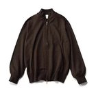 【トゥエルブクローゼット/12closet】の【洗える】二重編みニットジップアップブルゾン ブラウン|ID: prp329100004572697 ipo3291000000034758628