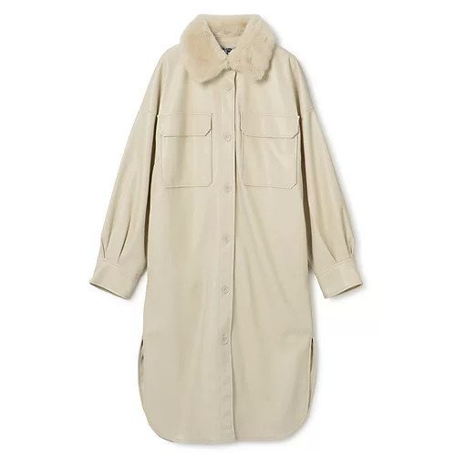 【ジャッキー/JAKKE】のSHARON PU SHACKET インテリア・キッズ・メンズ・レディースファッション・服の通販 founy(ファニー) 　ファッション　Fashion　レディースファッション　Fashion for Women　ジャケット　Jacket, Outerwear　リアル　Real, Realistic　洗える　Machine Washable　CREAM|ID: prp329100004572703 ipo3291000000033859871