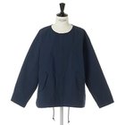 【トゥエルブクローゼット/12closet】の【洗える】ノーカラーミリタリージャケット 人気、トレンドファッション・服の通販 founy(ファニー) ファッション Fashion レディースファッション Fashion for Women アウター Coat / Outerwear Collection レディースジャケット・軽アウター Jackets ジャケット Jacket, Outerwear ストール Stole, Wrap タートル Turtleneck, Turtle Collar フェミニン Feminine, Girly ミリタリー Military, Army Style エレガント 上品 Elegant 人気 Popular, Best Seller 洗える Machine Washable thumbnail ネイビー|ID: prp329100004572709 ipo3291000000034942730