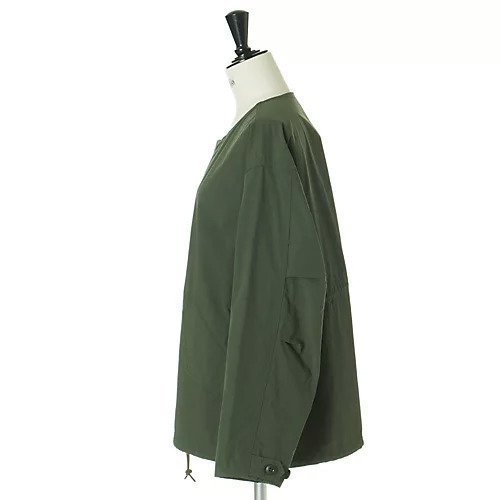 【トゥエルブクローゼット/12closet】の【洗える】ノーカラーミリタリージャケット 人気、トレンドファッション・服の通販 founy(ファニー) 　ファッション　Fashion　レディースファッション　Fashion for Women　アウター　Coat / Outerwear Collection　レディースジャケット・軽アウター　Jackets　ジャケット　Jacket, Outerwear　ストール　Stole, Wrap　タートル　Turtleneck, Turtle Collar　フェミニン　Feminine, Girly　ミリタリー　Military, Army Style　エレガント 上品　Elegant　人気　Popular, Best Seller　洗える　Machine Washable　other-3|ID: prp329100004572709 ipo3291000000034942733