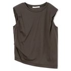 【プレインピープル/PLAIN PEOPLE】のSpiral天竺肩パット入りカットソー カーキグレー|ID: prp329100004572952 ipo3291000000032362866