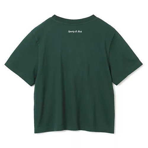 【スポーティアンドリッチ/Sporty&Rich】のWELLNESS CLUB FLOCKED CROPPED T SHIRT 人気、トレンドファッション・服の通販 founy(ファニー) 　ファッション　Fashion　レディースファッション　WOMEN　トップス・カットソー　Tops/Tshirt　シャツ/ブラウス　Shirts/Blouses　ロング / Tシャツ　T-Shirts　スポーティ　Sporty　トレンド　Trend　バランス　Balance　洗える　Washable　other-2|ID: prp329100004572955 ipo3291000000032362881