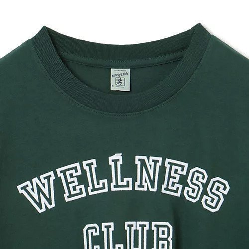 【スポーティアンドリッチ/Sporty&Rich】のWELLNESS CLUB FLOCKED CROPPED T SHIRT 人気、トレンドファッション・服の通販 founy(ファニー) 　ファッション　Fashion　レディースファッション　WOMEN　トップス・カットソー　Tops/Tshirt　シャツ/ブラウス　Shirts/Blouses　ロング / Tシャツ　T-Shirts　スポーティ　Sporty　トレンド　Trend　バランス　Balance　洗える　Washable　other-3|ID: prp329100004572955 ipo3291000000032362882