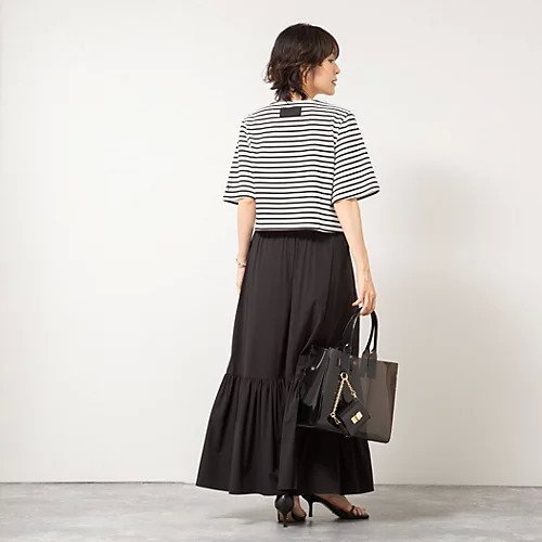 【ノーリーズ/NOLLEY'S】の刺繍ショートTシャツ 人気、トレンドファッション・服の通販 founy(ファニー) 　ファッション　Fashion　レディースファッション　WOMEN　トップス・カットソー　Tops/Tshirt　シャツ/ブラウス　Shirts/Blouses　ロング / Tシャツ　T-Shirts　2025年　2025　2025春夏・S/S　Ss,Spring/Summer,2025　コンパクト　Compact　ショート　Short　ストレッチ　Stretch　フォルム　Form　エレガント 上品　Elegant　other-2|ID: prp329100004572957 ipo3291000000032362896