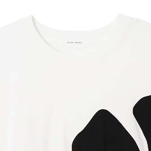 【プレインピープル/PLAIN PEOPLE】のアップリケ花モチーフTシャツ 人気、トレンドファッション・服の通販 founy(ファニー) 　ファッション　Fashion　レディースファッション　WOMEN　トップス・カットソー　Tops/Tshirt　シャツ/ブラウス　Shirts/Blouses　ロング / Tシャツ　T-Shirts　ボトム　Bottom　モチーフ　Motif　モノトーン　Monotone　ワイド　Wide　洗える　Washable　other-3|ID: prp329100004572961 ipo3291000000032362923