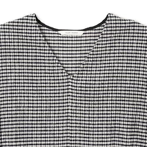 【プレインピープル/PLAIN PEOPLE】のギンガムジャージVネックプルオーバー 人気、トレンドファッション・服の通販 founy(ファニー) 　ファッション　Fashion　レディースファッション　Fashion for Women　トップス・カットソー　Cut & Sew Tops　カジュアルプルオーバー・ニットトップス　Pullovers & Knit Tops / Casual Pullovers　Vネックトップス　V-Neck Tops / V-Cut Neckline Shirts　おすすめ　Recommended / Our Picks　シンプル　Simple, Minimal　洗える　Machine Washable　other-3|ID: prp329100004572964 ipo3291000000032362936