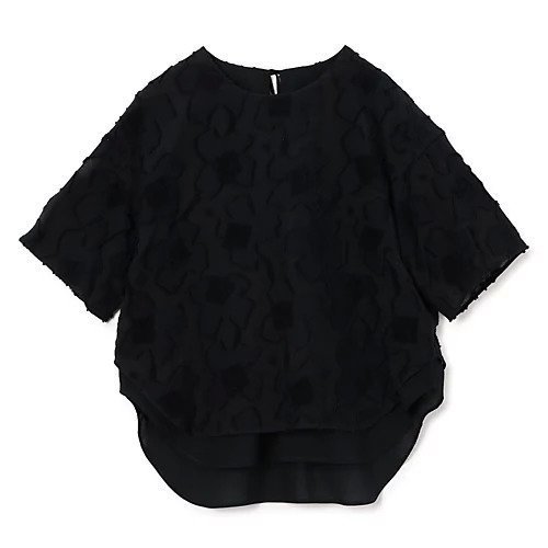 【プレインピープル/PLAIN PEOPLE】のカットジャガードTシャツ型ブラウス インテリア・キッズ・メンズ・レディースファッション・服の通販 founy(ファニー) https://founy.com/ ファッション Fashion レディースファッション WOMEN トップス・カットソー Tops/Tshirt シャツ/ブラウス Shirts/Blouses ロング / Tシャツ T-Shirts カットジャガード Cut Jacquard シンプル Simple ジャカード Jacquard ドレス Dress モダン Modern モチーフ Motif 洗える Washable |ID: prp329100004572970 ipo3291000000032362977