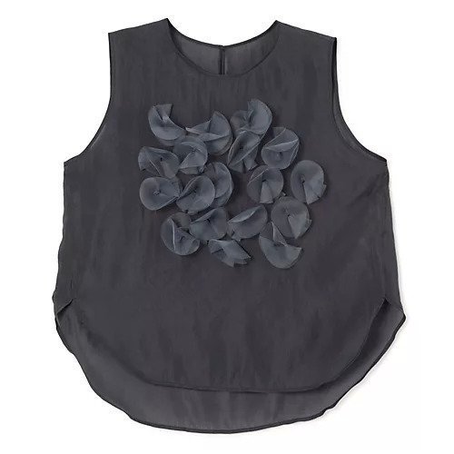 【プレインピープル/PLAIN PEOPLE】のシルキーオーガンジーモチーフブラウス インテリア・キッズ・メンズ・レディースファッション・服の通販 founy(ファニー) https://founy.com/ ファッション Fashion レディースファッション WOMEN トップス・カットソー Tops/Tshirt シャツ/ブラウス Shirts/Blouses シンプル Simple ノースリーブ No Sleeve フロント Front ボトム Bottom モチーフ Motif |ID: prp329100004572972 ipo3291000000032362991