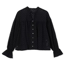 【プレインピープル/PLAIN PEOPLE】 レースショート丈ブラウス人気、トレンドファッション・服の通販 founy(ファニー) ファッション Fashion レディースファッション Fashion for Women トップス・カットソー Cut & Sew Tops シャツ・ブラウス・オフィスカジュアル Elegant Blouses & Button-Ups ショート Short, Short Length レース Lace, Lace Fabric ワーク Workwear, Utility Style 洗える Machine Washable |ID:prp329100004572980