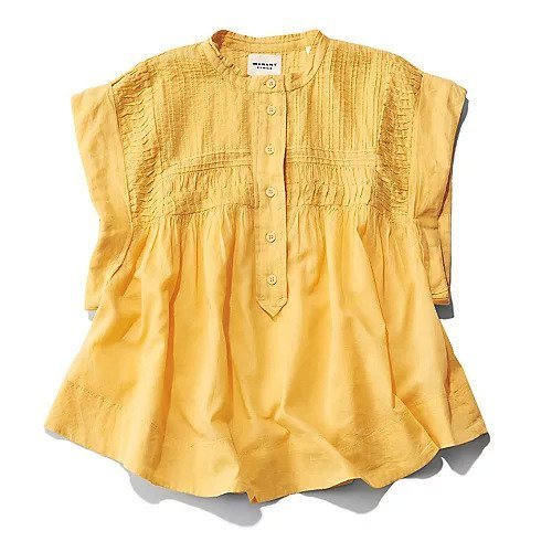 【マラン エトワール/MARANT ETOILE】のショートブラウス インテリア・キッズ・メンズ・レディースファッション・服の通販 founy(ファニー) https://founy.com/ ファッション Fashion レディースファッション WOMEN トップス・カットソー Tops/Tshirt シャツ/ブラウス Shirts/Blouses イエロー Yellow ギャザー Gather ショート Short シンプル Simple ノースリーブ No Sleeve ビビッド Vivid ワイド Wide 今季 This Season 洗える Washable |ID: prp329100004572982 ipo3291000000032363045