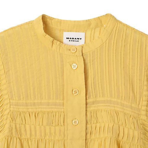 【マラン エトワール/MARANT ETOILE】のショートブラウス 人気、トレンドファッション・服の通販 founy(ファニー) 　ファッション　Fashion　レディースファッション　WOMEN　トップス・カットソー　Tops/Tshirt　シャツ/ブラウス　Shirts/Blouses　イエロー　Yellow　ギャザー　Gather　ショート　Short　シンプル　Simple　ノースリーブ　No Sleeve　ビビッド　Vivid　ワイド　Wide　今季　This Season　洗える　Washable　other-3|ID: prp329100004572982 ipo3291000000032363051